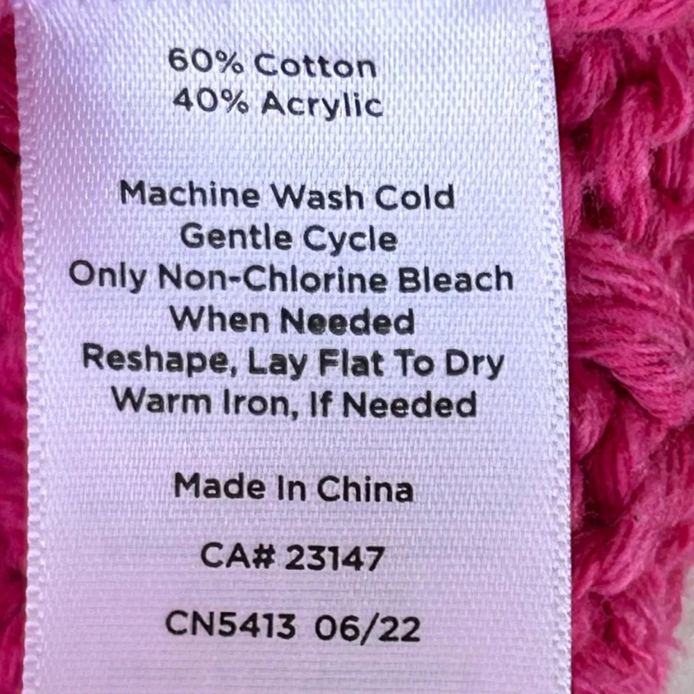 Talbots Petites Women’s Cowl Neck Sweater Chunky Knit Chevron‎ Pattern Size P